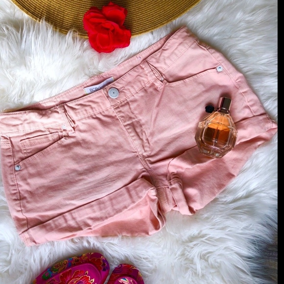 BCBGeneration Pants - BCBGeneration Pink Denim Shorts Size 26